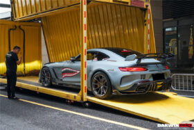 DarwinPRO 2017-2021 Mercedes Benz AMG GTC Partial Carbon Fiber Rear Bumper With Exhasust tips DarwinPRO IMPII Design - image 9