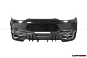 DarwinPRO 2017-2021 Mercedes Benz AMG GTC Partial Carbon Fiber Rear Bumper With Exhasust tips DarwinPRO IMPII Design - image 10