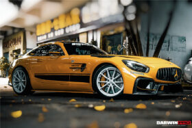 DarwinPRO 2015-2021 Mercedes Benz AMG GT & GTS & GTC & GTR BK Style Partial Carbon Fiber Front Fender - image 4