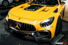 DarwinPRO 2015-2021 Mercedes Benz AMG GT & GTS & GTC & GTR BK Style Partial Carbon Fiber Front Fender - image 2