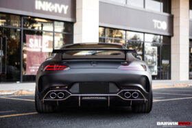 DarwinPRO 2017-2021 Mercedes Benz AMG GT| GTS Partial Carbon Fiber Rear Bumper with Diffuser DarwinPRO IMP Design - image 2