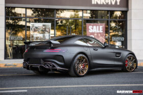 DarwinPRO 2017-2021 Mercedes Benz AMG GT| GTS Partial Carbon Fiber Rear Bumper with Diffuser DarwinPRO IMP Design - image 3