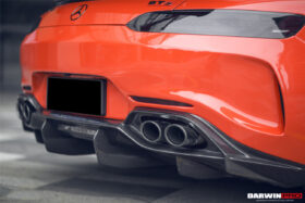 DarwinPRO 2015-2016 Mercedes Benz AMG GT | GTS Partial Carbon Fiber Rear Bumper with Diffuser DarwinPRO IMP Design - image 3