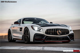 DarwinPRO 2015-2017 Mercedes Benz AMG GT | GTS Partial Carbon Fiber Front Bumper with Grille DarwinPRO IMP Design - image 8