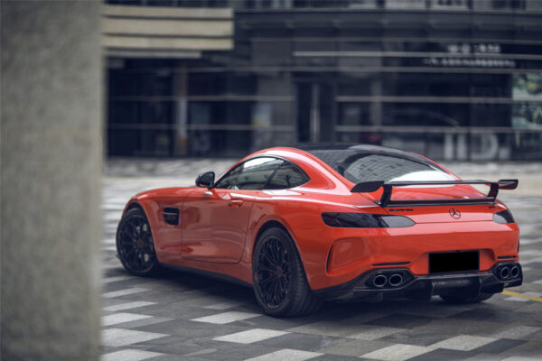 DarwinPRO 2015-2016 Mercedes Benz AMG GT | GTS Partial Carbon Fiber Rear Bumper with Diffuser DarwinPRO IMP Design