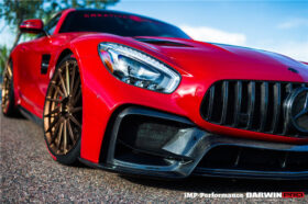 DarwinPRO 2015-2017 Mercedes Benz AMG GT | GTS Partial Carbon Fiber Front Bumper with Grille DarwinPRO IMP Design - image 2