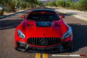 DarwinPRO 2015-2017 Mercedes Benz AMG GT | GTS Partial Carbon Fiber Front Bumper with Grille DarwinPRO IMP Design - image 3