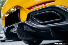 DarwinPRO 2015-2016 Mercedes Benz AMG GT | GTS Partial Carbon Fiber Rear Bumper with Diffuser DarwinPRO IMP Design - image 6