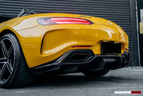 DarwinPRO 2015-2016 Mercedes Benz AMG GT | GTS Partial Carbon Fiber Rear Bumper with Diffuser DarwinPRO IMP Design - image 7