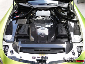 DarwinPRO 2015-2020 Mercedes Benz AMG GT GTS Autoclave Carbon Fiber Engine Cover Replacement - image 2