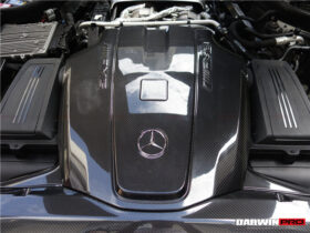 DarwinPRO 2015-2020 Mercedes Benz AMG GT GTS Autoclave Carbon Fiber Engine Cover Replacement - image 3
