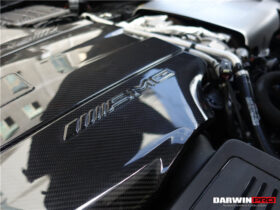 DarwinPRO 2015-2020 Mercedes Benz AMG GT GTS Autoclave Carbon Fiber Engine Cover Replacement - image 4