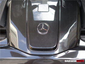 DarwinPRO 2015-2020 Mercedes Benz AMG GT GTS Autoclave Carbon Fiber Engine Cover Replacement - image 5