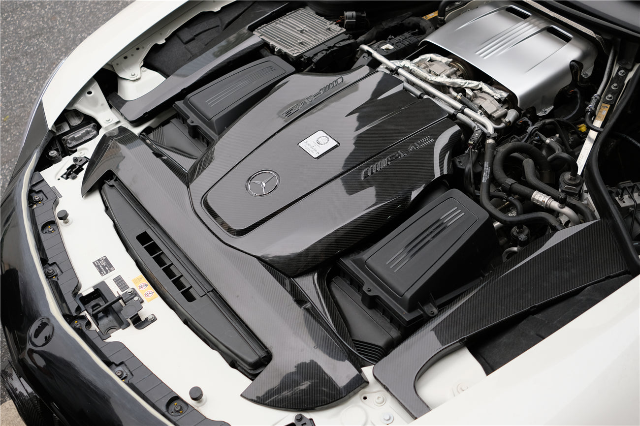 DarwinPRO 2015-2020 Mercedes Benz AMG GT GTS Autoclave Carbon Fiber Engine Cover Replacement
