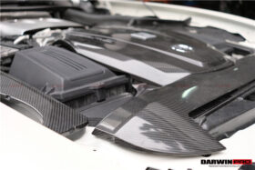DarwinPRO 2015-2020 Mercedes Benz AMG GT GTS Autoclave Carbon Fiber Engine Cover Replacement - image 9