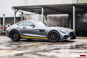 DarwinPRO 2015-2018 Mercedes Benz AMG GT & GTS Carbon Fiber Side Skirts Splitters - image 8