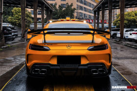 DarwinPRO 2015-2021 Mercedes Benz AMG GT | GTS Partial Carbon Fiber Rear Bumper With Exhaust Tips Darwinpro IMPII Design - image 9