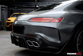 DarwinPRO 2015-2021 Mercedes Benz AMG GT | GTS Partial Carbon Fiber Rear Bumper With Exhaust Tips Darwinpro IMPII Design - image 10