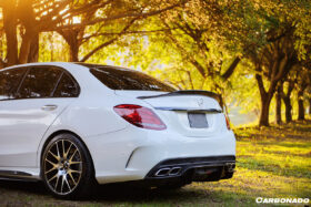 DarwinPRO 2015-2021 Mercedes Benz C-Class W205 Sedan PS Style Trunk Spoiler - image 5