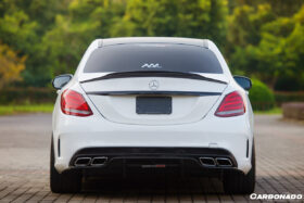 DarwinPRO 2015-2021 Mercedes Benz C-Class W205 Sedan PS Style Trunk Spoiler - image 6