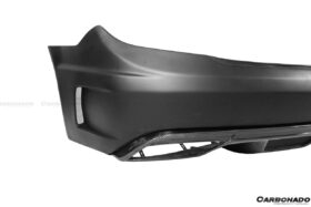 DarwinPRO 2008-2014 Mercedes Benz C Class W204 P Style Rear Bumper with Exhaust tips - image 9