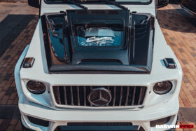DarwinPRO 2008-2018 Mercedes Benz W463 G Wagon IMP Style Carbonf Fiber Hood | Fits G500, G550, G63 AMG, G65 AMG - image 8