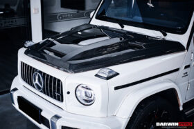 DarwinPRO 2008-2018 Mercedes Benz W463 G Wagon IMP Style Carbonf Fiber Hood | Fits G500, G550, G63 AMG, G65 AMG - image 3