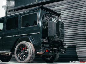 DarwinPRO 2008-2018 Mercedes Benz W463 G Wagon IMP Style Carbon Fiber Spare Wheel Tire | Fits G500, G550, G63 AMG, G65 AMG - image 3