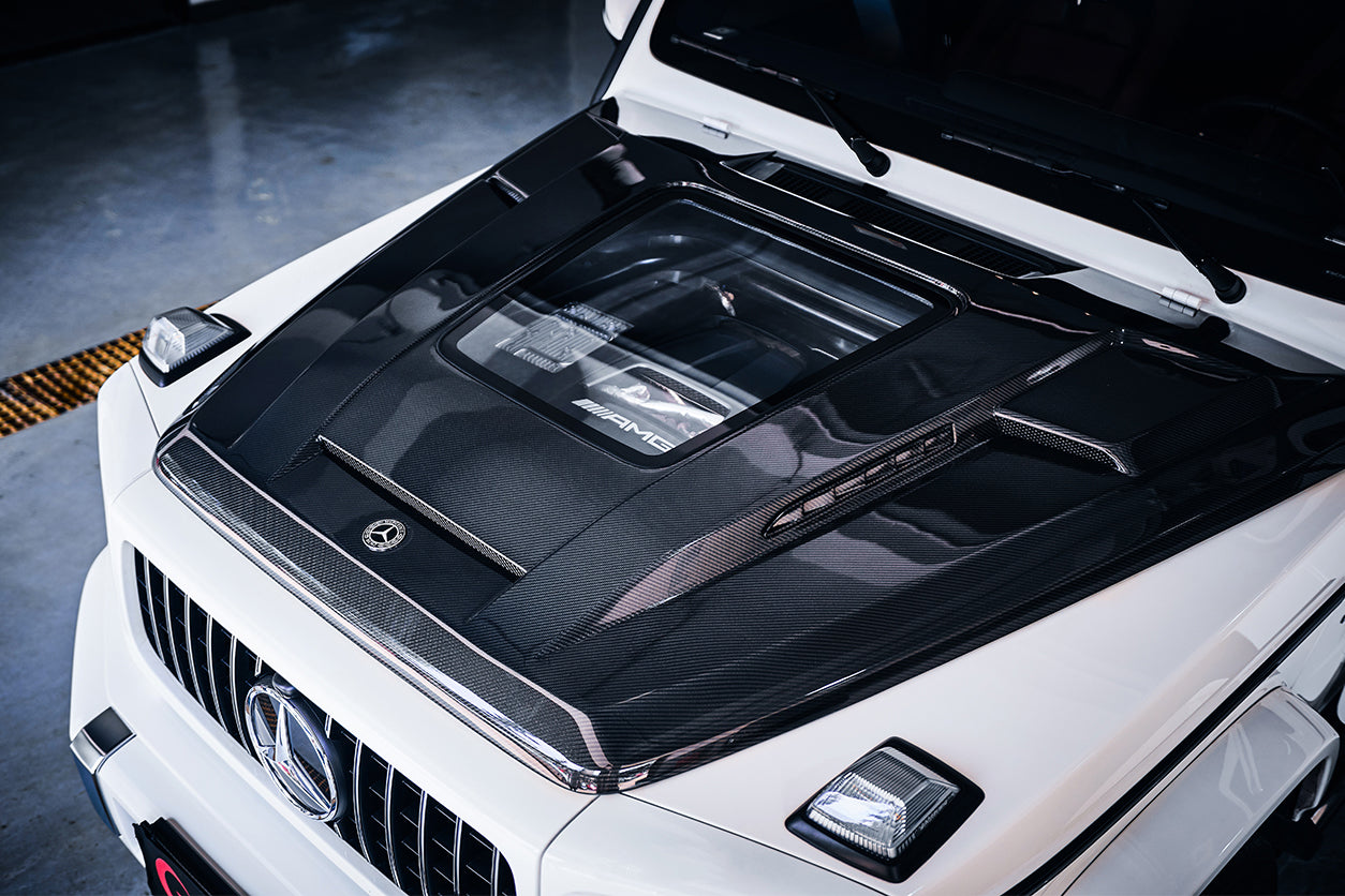 DarwinPRO 2008-2018 Mercedes Benz W463 G Wagon IMP Style Carbonf Fiber Hood | Fits G500, G550, G63 AMG, G65 AMG