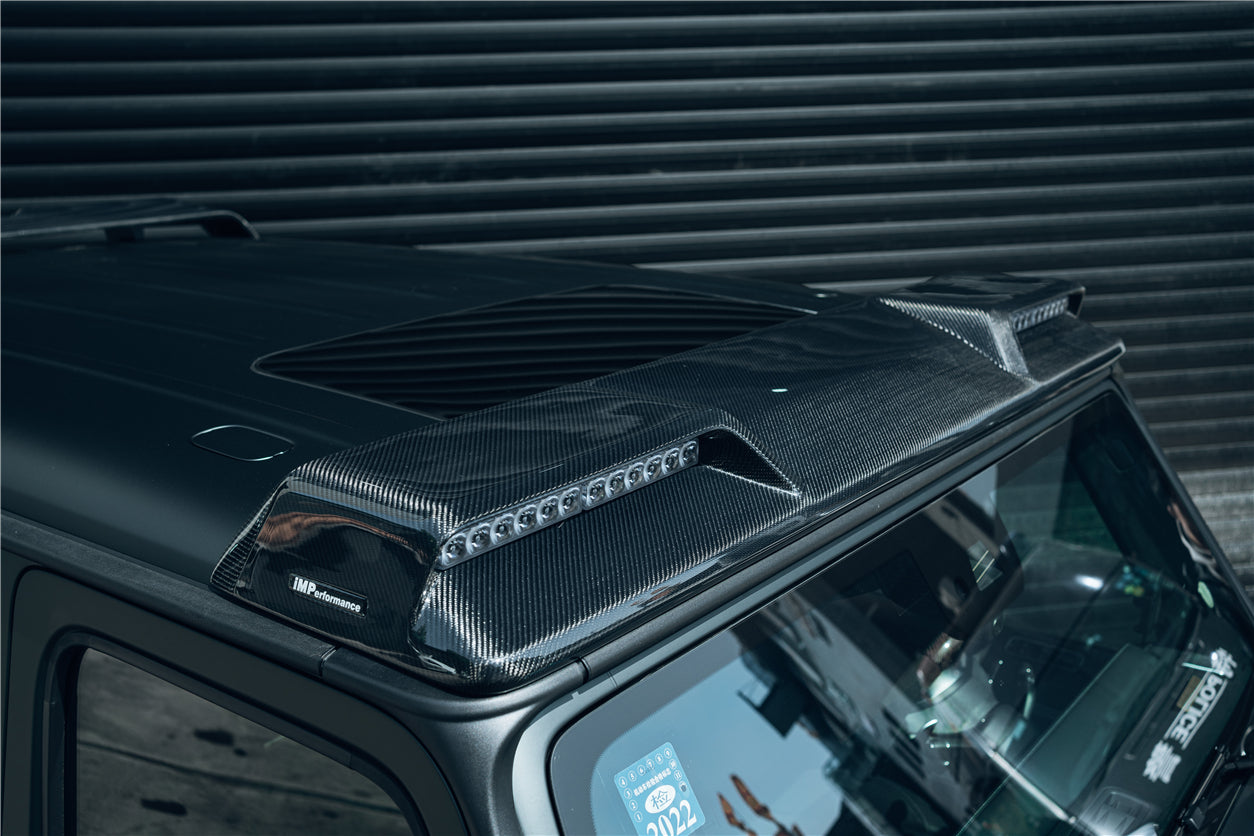 DarwinPRO 2019-2025 Mercedes Benz W464 | W465 G Wagon IMP Performance Front Roof Spoiler | Fits G500, G550, G63 AMG