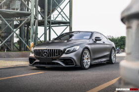 DarwinPRO 2018-2021 Mercedes Benz C217 S63 & S65 AMG Coupe BKSS Style Carbon Fiber Front Lip - image 4