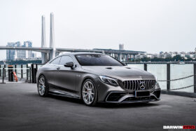 DarwinPRO 2018-2021 Mercedes Benz C217 S63 & S65 AMG Coupe BKSS Style Carbon Fiber Front Lip - image 6