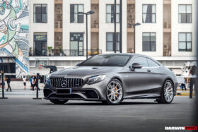 DarwinPRO 2018-2021 Mercedes Benz C217 S63 & S65 AMG Coupe BKSS Style Carbon Fiber Front Lip - image 5