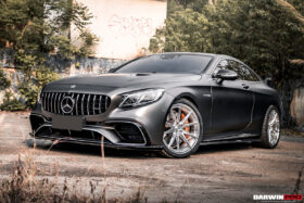 DarwinPRO 2018-2021 Mercedes Benz C217 S63 & S65 AMG Coupe BKSS Style Carbon Fiber Front Lip - image 7