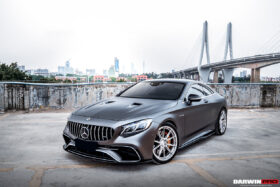 DarwinPRO 2018-2021 Mercedes Benz C217 S63 & S65 AMG Coupe BKSS Style Carbon Fiber Front Lip - image 3