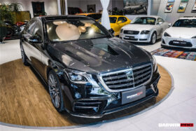 DarwinPro Aerodynamics DarwinPRO Benz W222 Sedan iMP Design Carbon Fiber Hood Fits S450, S550, S560, S63AMG, S65AMG - Image 3
