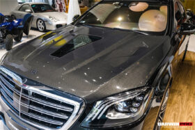 DarwinPro Aerodynamics DarwinPRO Benz W222 Sedan iMP Design Carbon Fiber Hood Fits S450, S550, S560, S63AMG, S65AMG - Image 6