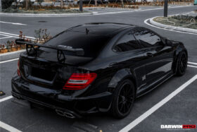 DarwinPRO Mercedes Benz W204 C Class  C63 AMG Coupe BKSS Style Carbon Fiber Trunk Spoiler - image 9