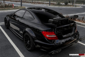 DarwinPRO Mercedes Benz W204 C Class  C63 AMG Coupe BKSS Style Carbon Fiber Trunk Spoiler - image 10