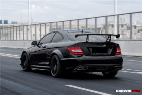 DarwinPRO Mercedes Benz W204 C Class  C63 AMG Coupe BKSS Style Carbon Fiber Trunk Spoiler - image 6
