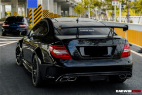 DarwinPRO Mercedes Benz W204 C Class  C63 AMG Coupe BKSS Style Carbon Fiber Trunk Spoiler - image 7