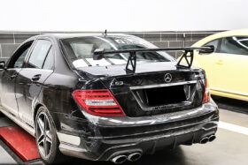 DarwinPRO Mercedes Benz W204 C Class  C63 AMG Sedan BKSS Style Carbon Fiber Trunk Spoiler - image 1