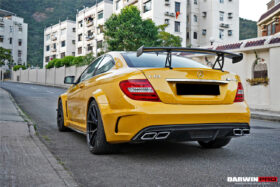 DarwinPRO Mercedes Benz W204 C Class  C63 AMG Coupe BKSS Style Carbon Fiber Trunk Spoiler - image 2
