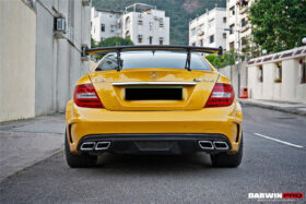 DarwinPRO Mercedes Benz W204 C Class  C63 AMG Coupe BKSS Style Carbon Fiber Trunk Spoiler - image 3