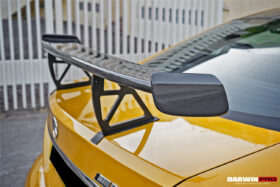 DarwinPRO Mercedes Benz W204 C Class  C63 AMG Coupe BKSS Style Carbon Fiber Trunk Spoiler - image 4