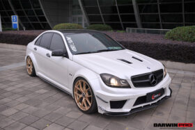 DarwinPRO 2012-2014 Mercedes Benz W204 Wide Full Body Kit DarwinPRO (BKSS) Fits C Class Sedan - image 2