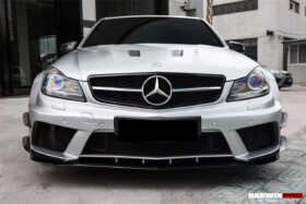 DarwinPRO 2012-2014 Mercedes Benz W204 Wide Full Body Kit DarwinPRO (BKSS) Fits C Class Sedan - image 10
