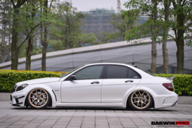 DarwinPRO 2012-2014 Mercedes Benz W204 Wide Full Body Kit DarwinPRO (BKSS) Fits C Class Sedan - image 4