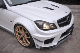 DarwinPRO 2012-2014 Mercedes Benz W204 Wide Full Body Kit DarwinPRO (BKSS) Fits C Class Sedan - image 3