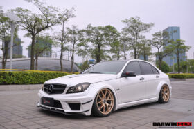 DarwinPRO 2012-2014 Mercedes Benz W204 Wide Full Body Kit DarwinPRO (BKSS) Fits C Class Sedan - image 5